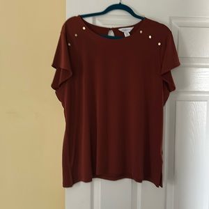 Dressy short sleeve top